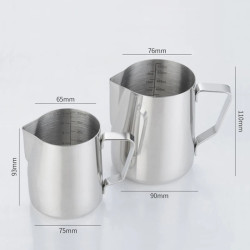Mousseur à lait HIBREW en acier inoxydable pour latte art